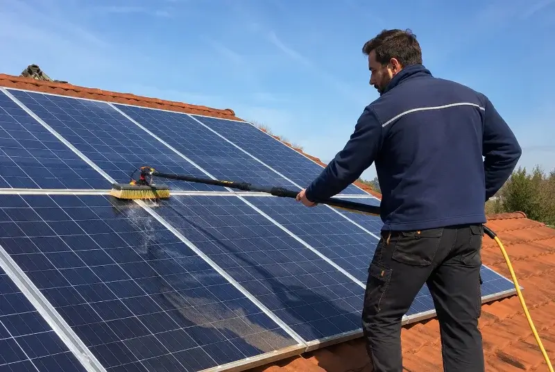 Nettoyage et entretien de panneaux solaires à Saint-Aupre